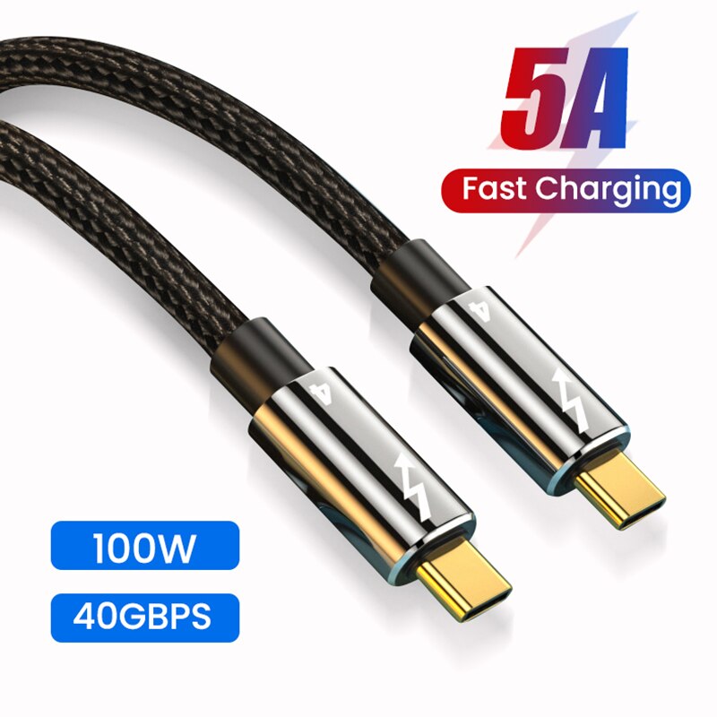 Thunderbolt 4 400W  5A USB cŸ ̺, ü   ̺ USB C 40GBps   ̺ 8K @ 60HZ   HD ڵ